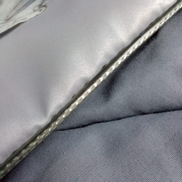 Marilyn Monroe Bernard of Hollywood Photo Tote Bag Quality Padded Silver Satin - Picture 9 of 12